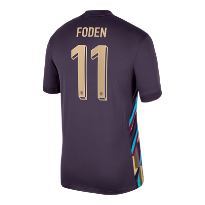 FODEN #11 England Away Soccer Jersey Euro 2024