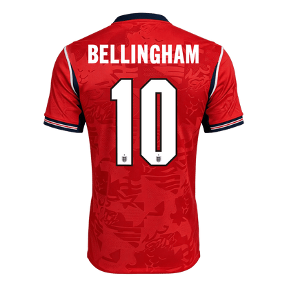 BELLINGHAM #10 England Away Soccer Jersey World Cup 2026 Red