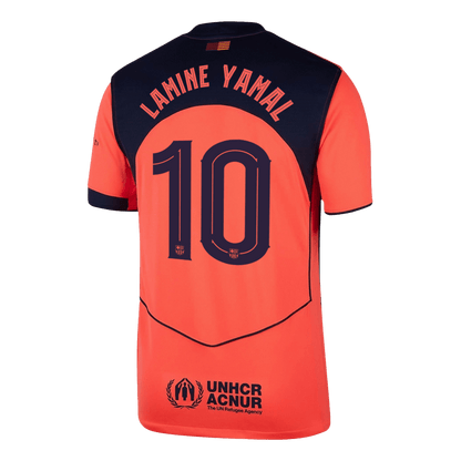 LAMINE YAMAL #10 Barcelona Third Away Soccer Jersey 2025/26—UCL