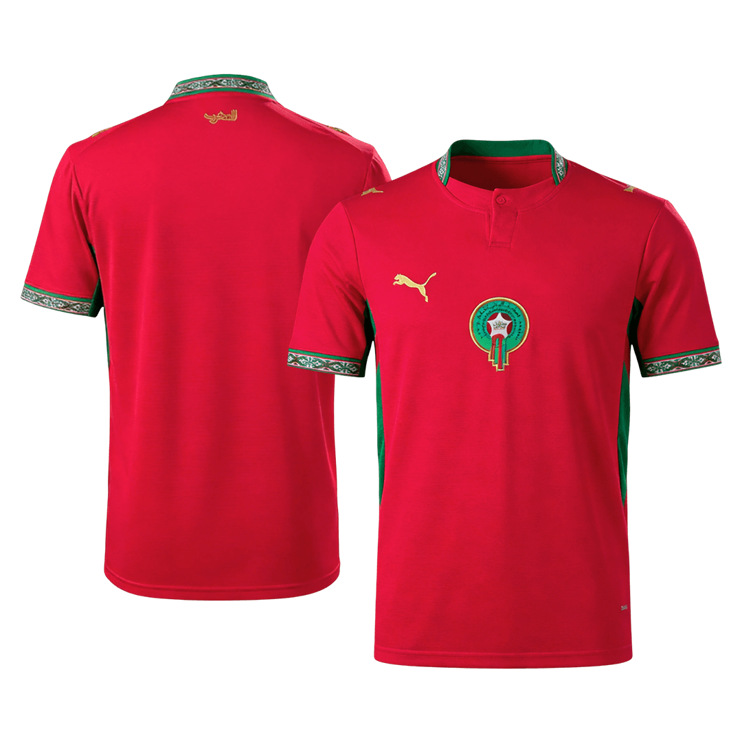 Morocco Home Football Shirt World Cup 2026 Red