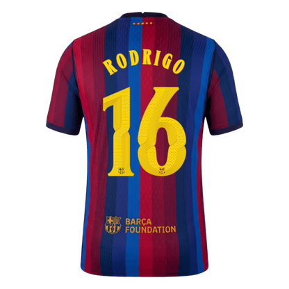 Authentic RODRIGO #16 Barcelona Home Soccer Jersey 2026/27