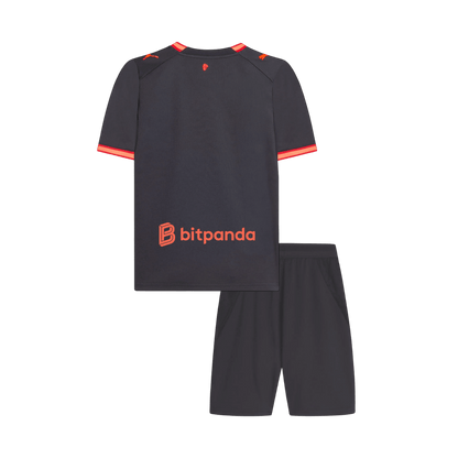 Kids AC Milan Third Soccer Jersey Kit (Jersey+Shorts) 2026/27 Black
