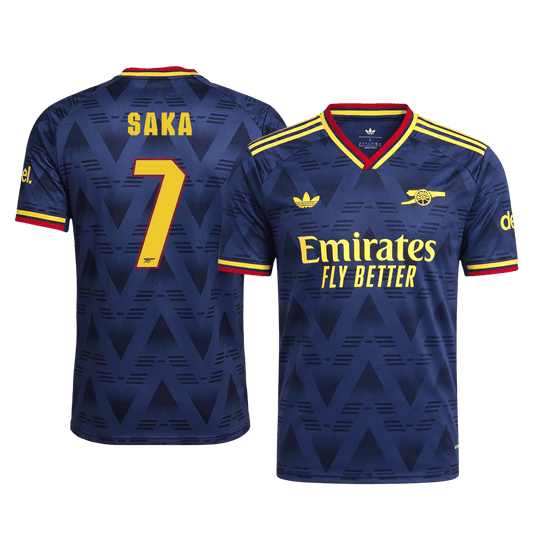 Authentic SAKA #7 Arsenal Away Soccer Jersey 2026/27