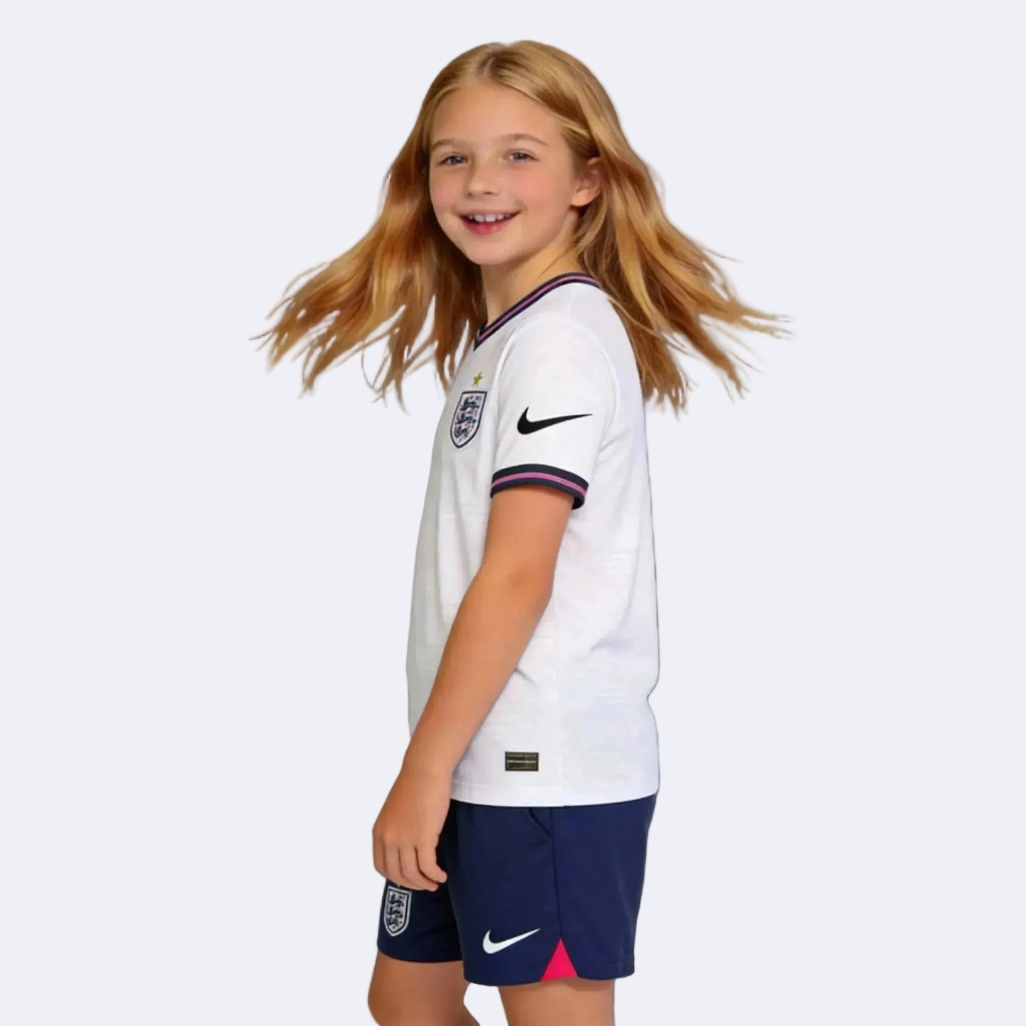 Kid's England Home Soccer Jersey Kit(Jersey+Shorts) 2026