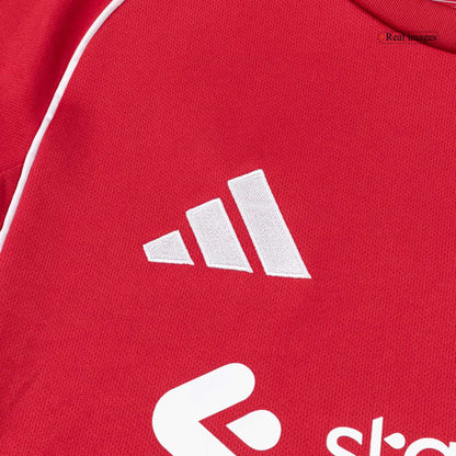 Liverpool Home Long Sleeve Soccer Jersey 25/26 Red