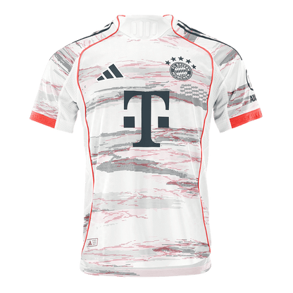 Authentic  MÜLLER  #25 Bayern Munich Away Soccer Jersey 2025/26 White