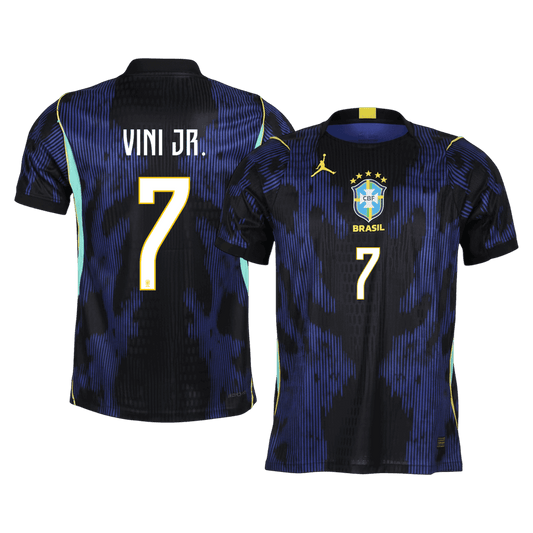 Player Version VINI JR. #7 Brazil Away Football Shirt 2026