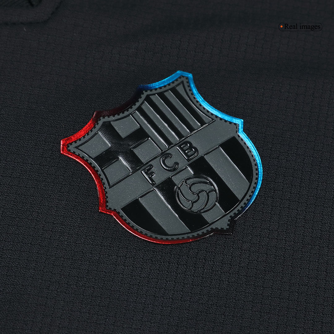 Barcelona X Travis Scott Away Soccer Jersey 2024/25 Black