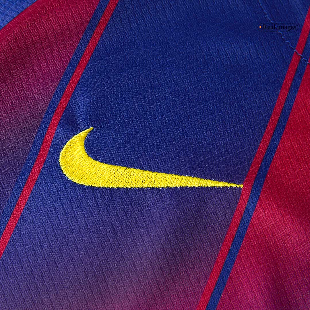 Kid's Barcelona Home Soccer Jersey Kit(Jersey+Shorts+Socks) 2025/26 Red&Blue