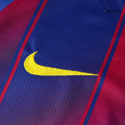 Kid's Barcelona Home Soccer Jersey Kit(Jersey+Shorts+Socks) 2025/26 Red&Blue