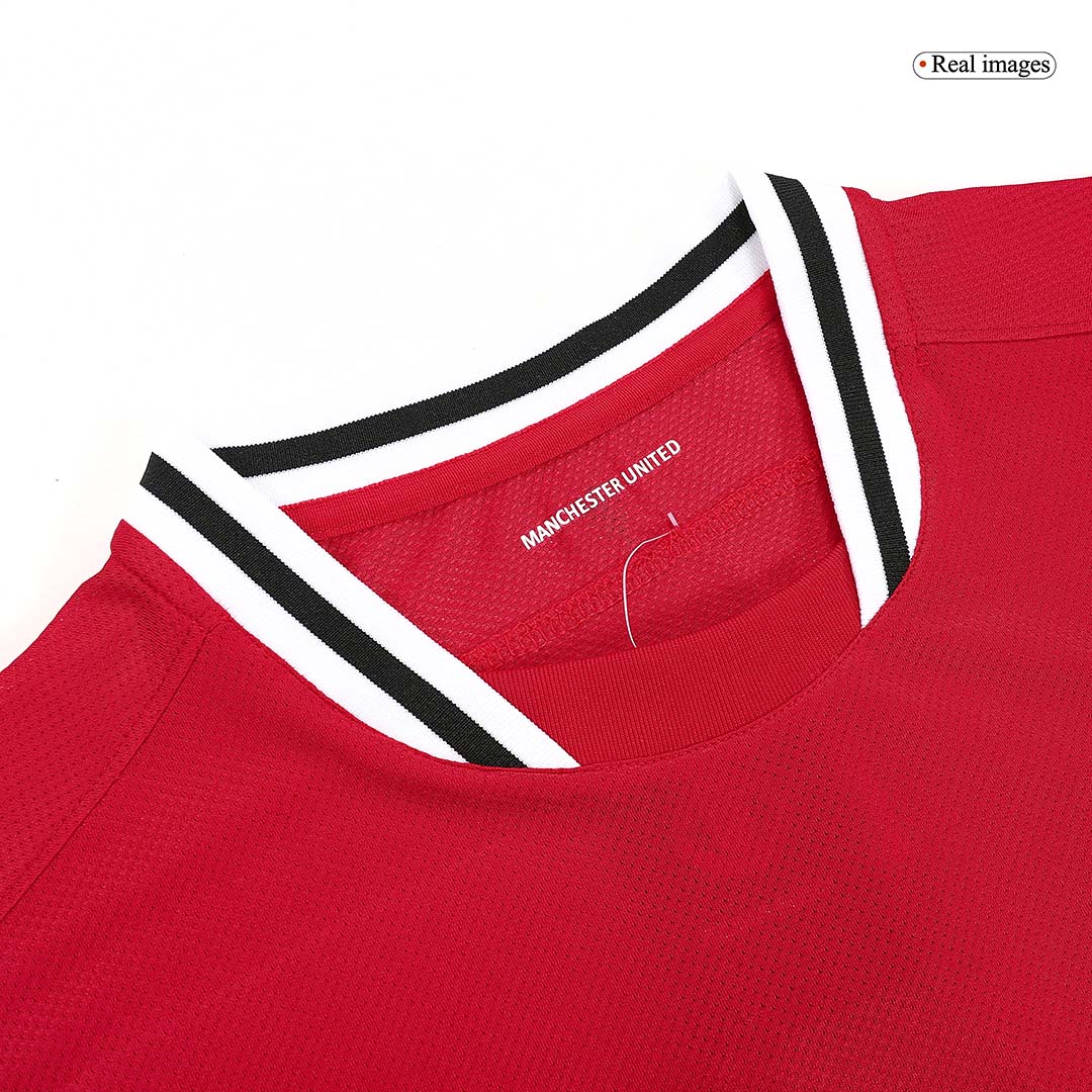 Men Retro Fan Version Manchester United Home Soccer Jersey 2011/12 Red