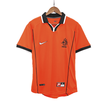 Retro Netherlands Home Soccer Jersey World Cup 1998 Orange