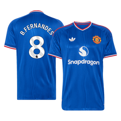 Authentic B. FERNANDES #8 Manchester United Away Soccer Jersey 2026/27