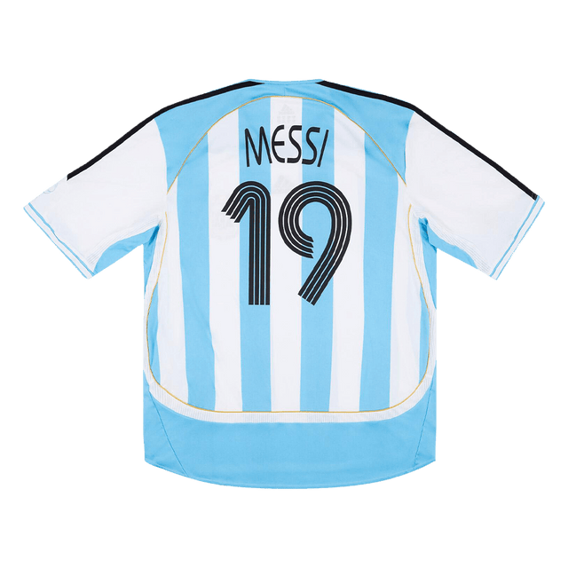 Retro MESSI #19 2006 Argentina Home Football Shirt