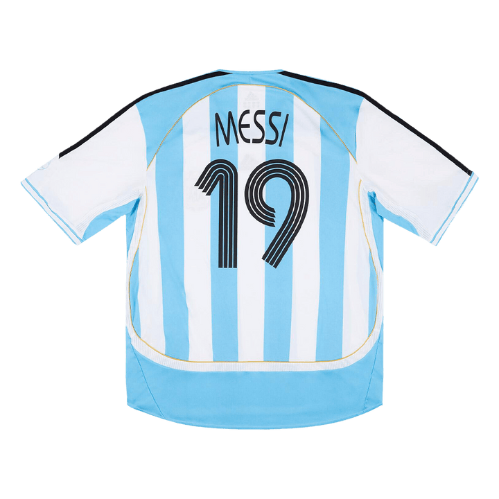 Retro MESSI #19 2006 Argentina Home Football Shirt