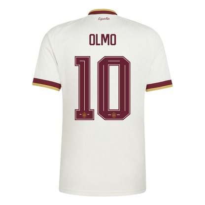 OLMO #10 Spain Away Soccer Jersey World Cup 2026 White