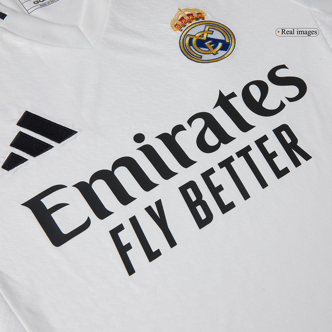 Real Madrid Home Soccer Jersey 2024/25 White - Copa del Rey Final