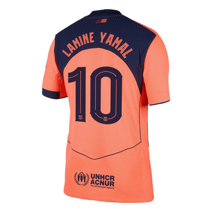 Authentic LAMINE YAMAL #10 Barcelona Third Away Soccer Jersey 2025/26