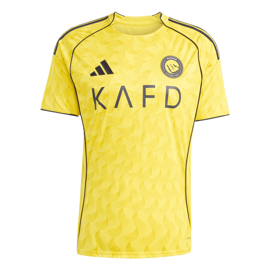 Al Nassr Home Soccer Jersey 2025/26 Yellow