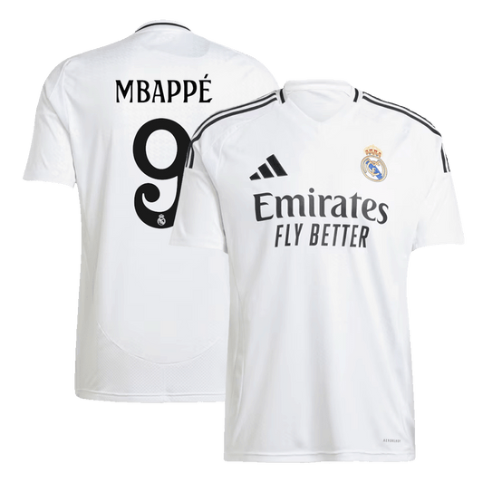 Real Madrid football shirt Mbapp¨¦ #9 Home 2024/25