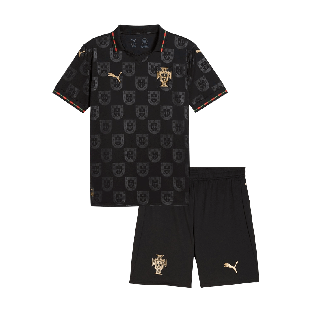 Kid's Portugal Soccer Jersey Kit(Jersey+Shorts) 2026