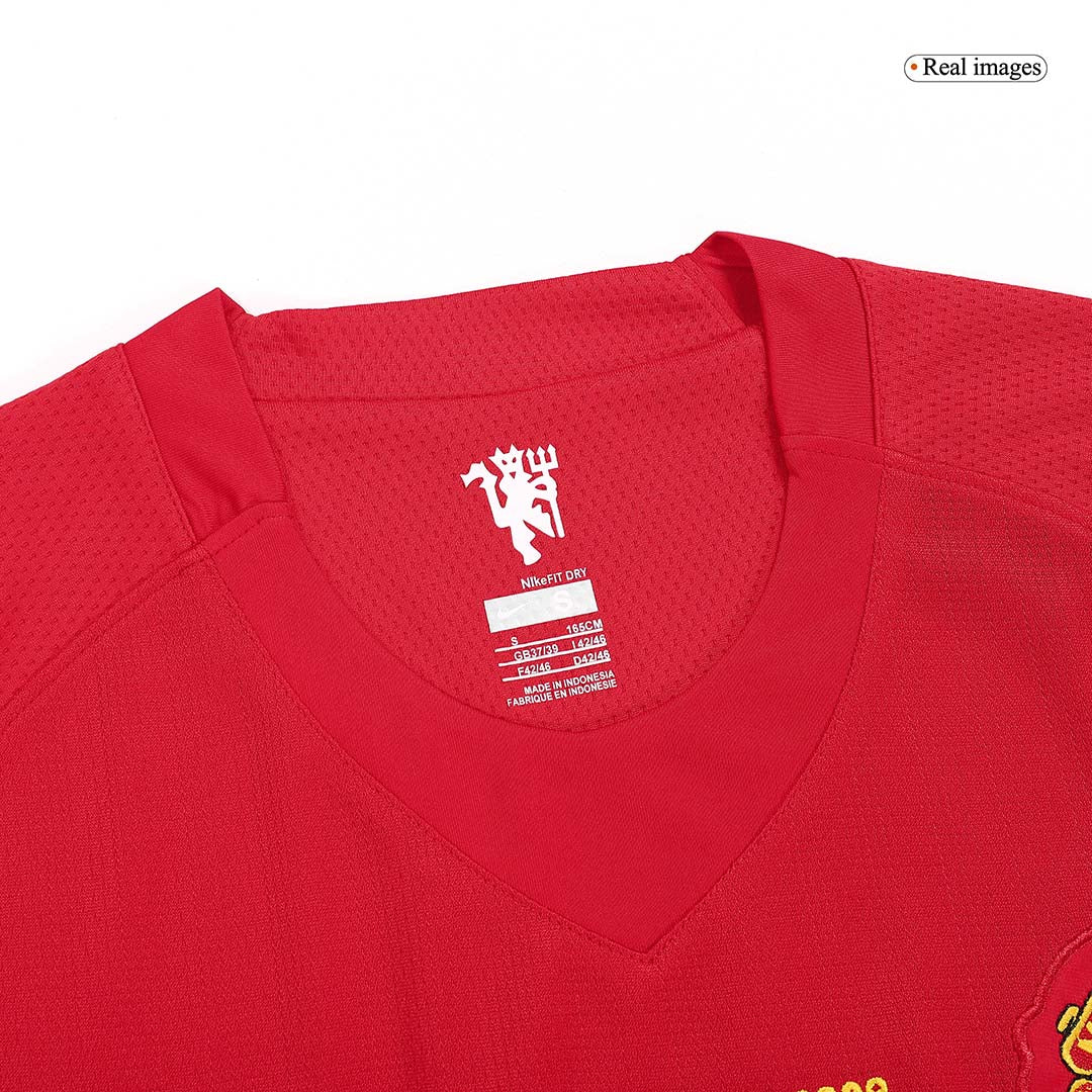 07-08 Manchester United Champion League Home Retro Jersey Shirt