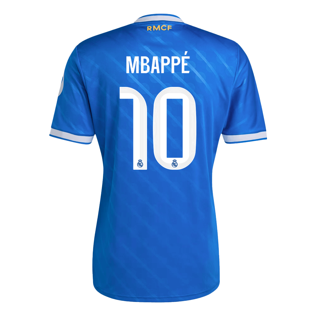 MBAPPÉ #10 Real Madrid Third Away Soccer Jersey 2025/26 Blue