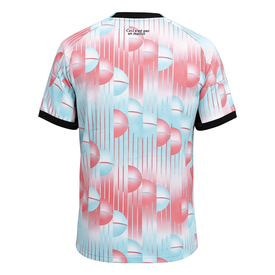 Belgium Away Soccer Jersey World Cup 2026 Blue&Pink