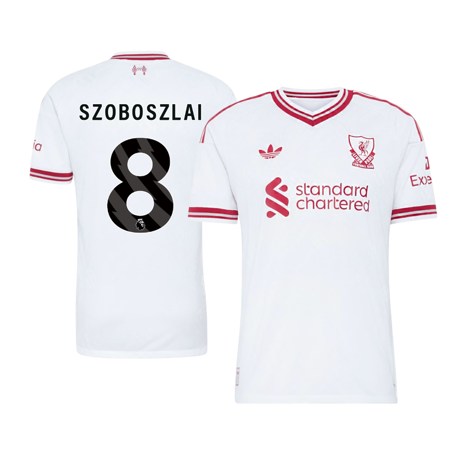 Authentic SZOBOSZLAI #8 Liverpool Away Soccer Jersey 2026/27