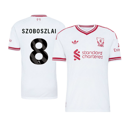 Authentic SZOBOSZLAI #8 Liverpool Away Soccer Jersey 2026/27