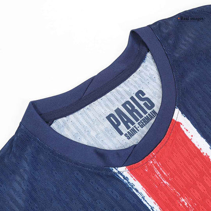 Authentic BARCOLA #29 PSG Home Soccer Jersey 2024/25 Navy - UCL