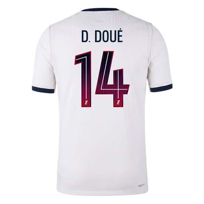 Authentic D. DOUÉ #14 PSG Away Soccer Jersey 2026/27