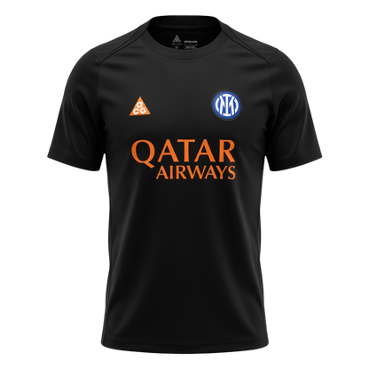 Inter Milan Pre-Match Soccer Jersey 25/26 Black