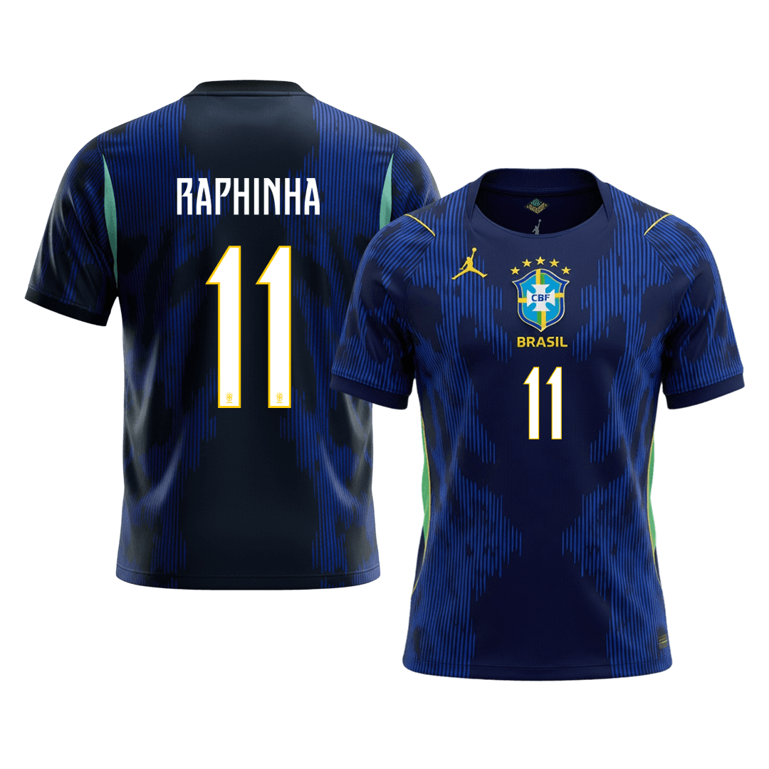 RAPHINHA #11 Brazil Away Soccer Jersey World Cup 2026 Navy