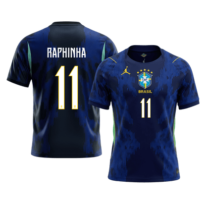 RAPHINHA #11 Brazil Away Soccer Jersey World Cup 2026 Navy