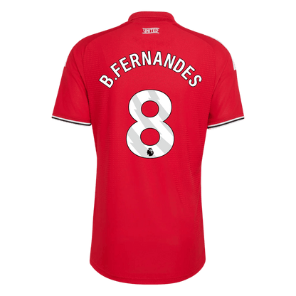 Authentic B. FERNANDES #8 Manchester United Home Soccer Jersey 2026/27