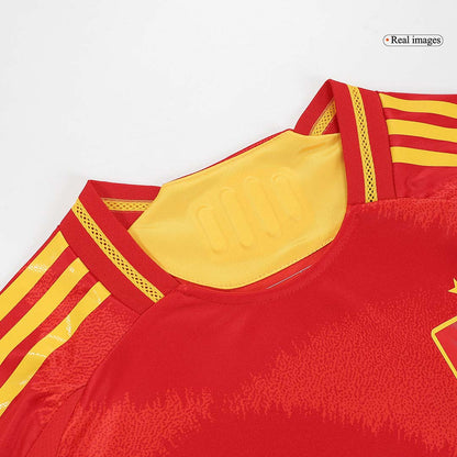 Authentic RODRIGO #16 Spain Home Soccer Jersey Euro 2024