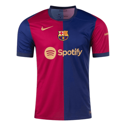 RAPHINHA #11 Barcelona Home Soccer Jersey 2024/25 Red&Blue - UCL