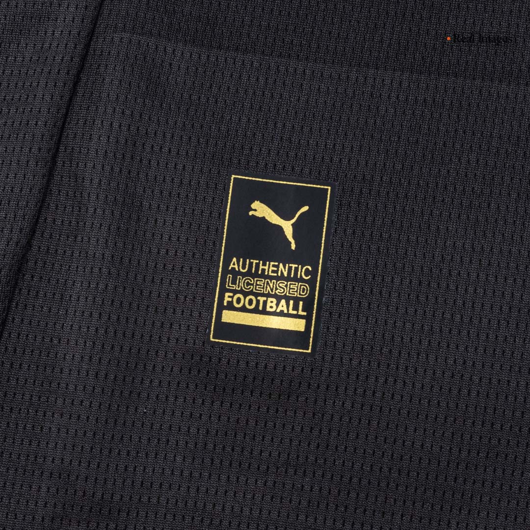 25/26 Manchester City Away Long Sleeve Soccer Jersey Black