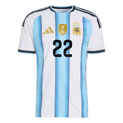 Authentic L.MARTÍNEZ #22 Argentina Home Soccer Jersey 2026