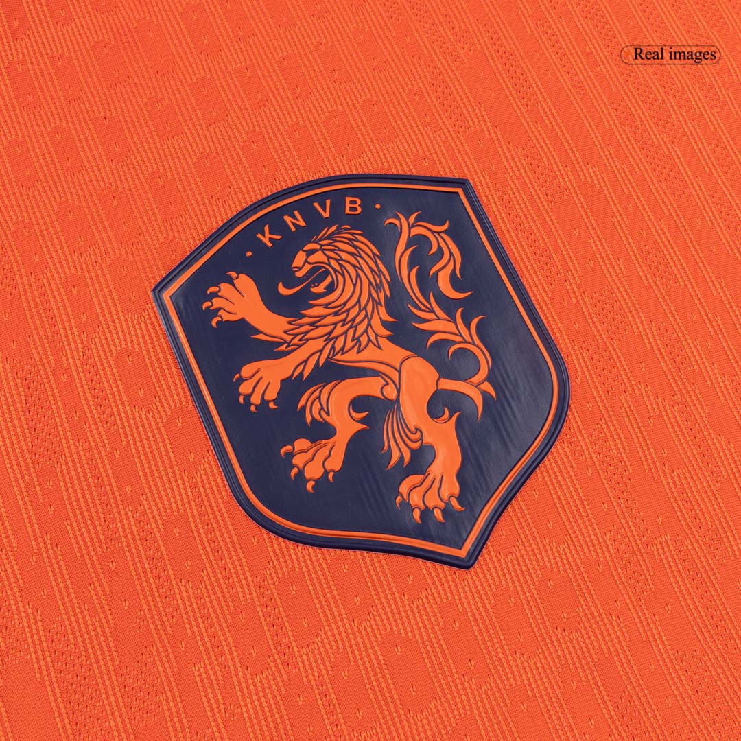 Authentic VIRGIL #4 Netherlands Home Soccer Jersey 2026