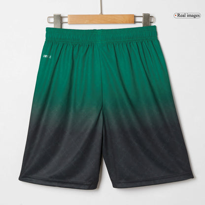AC Milan Fourth Away Soccer Jersey Kit(Jersey+Shorts) 2024/25 Green&Black
