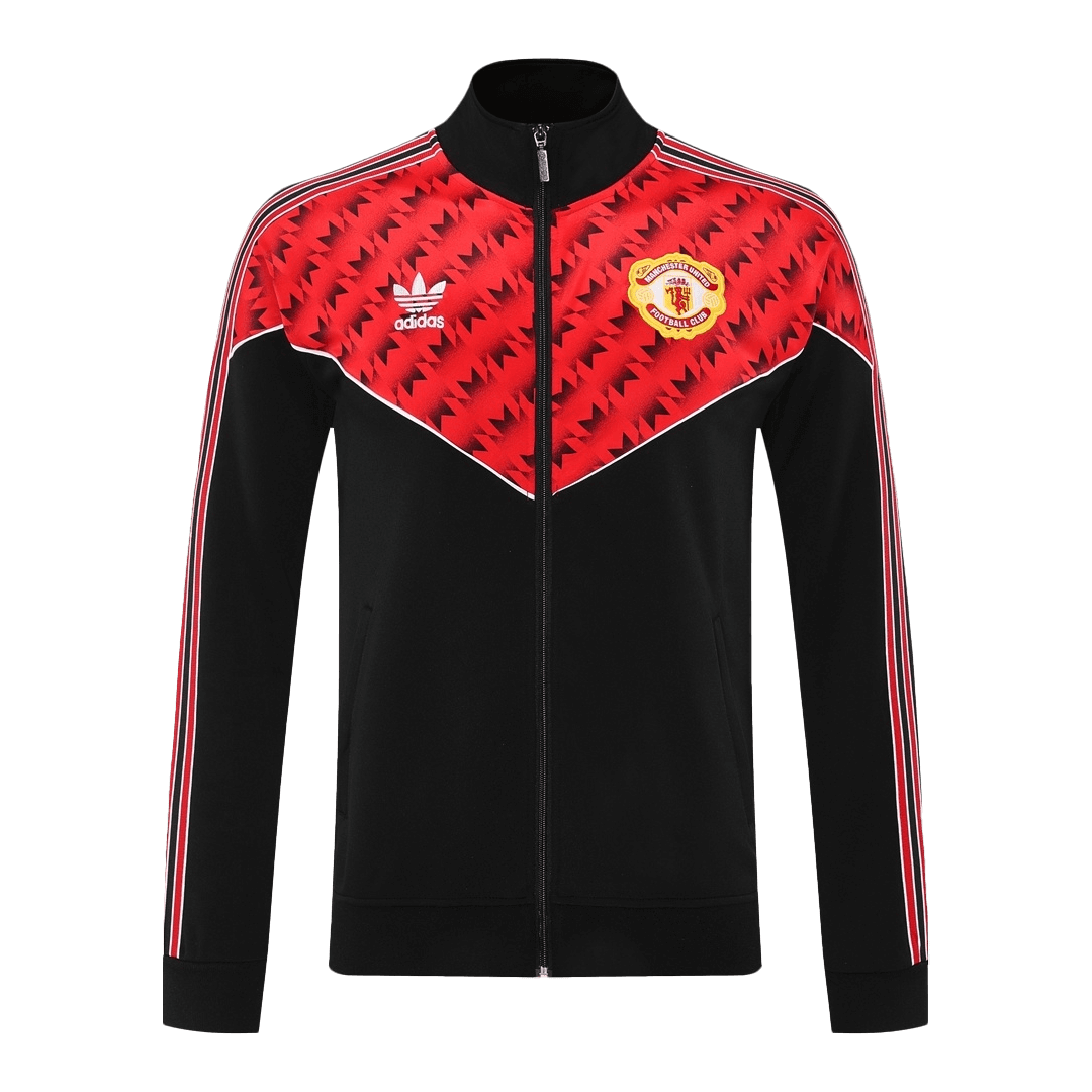 25/26 Manchester United Training Jacket Kit(Jacket+Pants) Red&Black