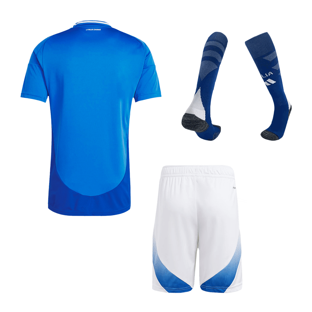Italy Home Soccer Jersey Kit(Jersey+Shorts+Socks) Euro 2024