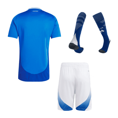 Italy Home Soccer Jersey Kit(Jersey+Shorts+Socks) Euro 2024