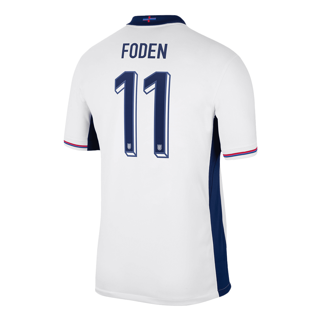 FODEN #11 England Home Soccer Jersey Euro 2024