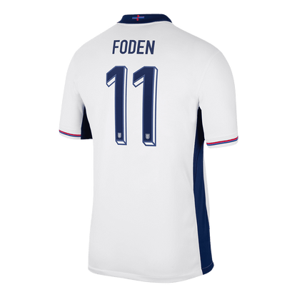 FODEN #11 England Home Soccer Jersey Euro 2024