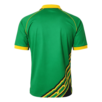 Men Retro Fan Version Jamaica Away Soccer Jersey 1998 Green