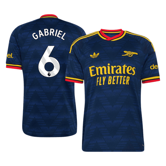 GABRIEL #6 Arsenal Away Soccer Jersey 2026/27 Royal Blue