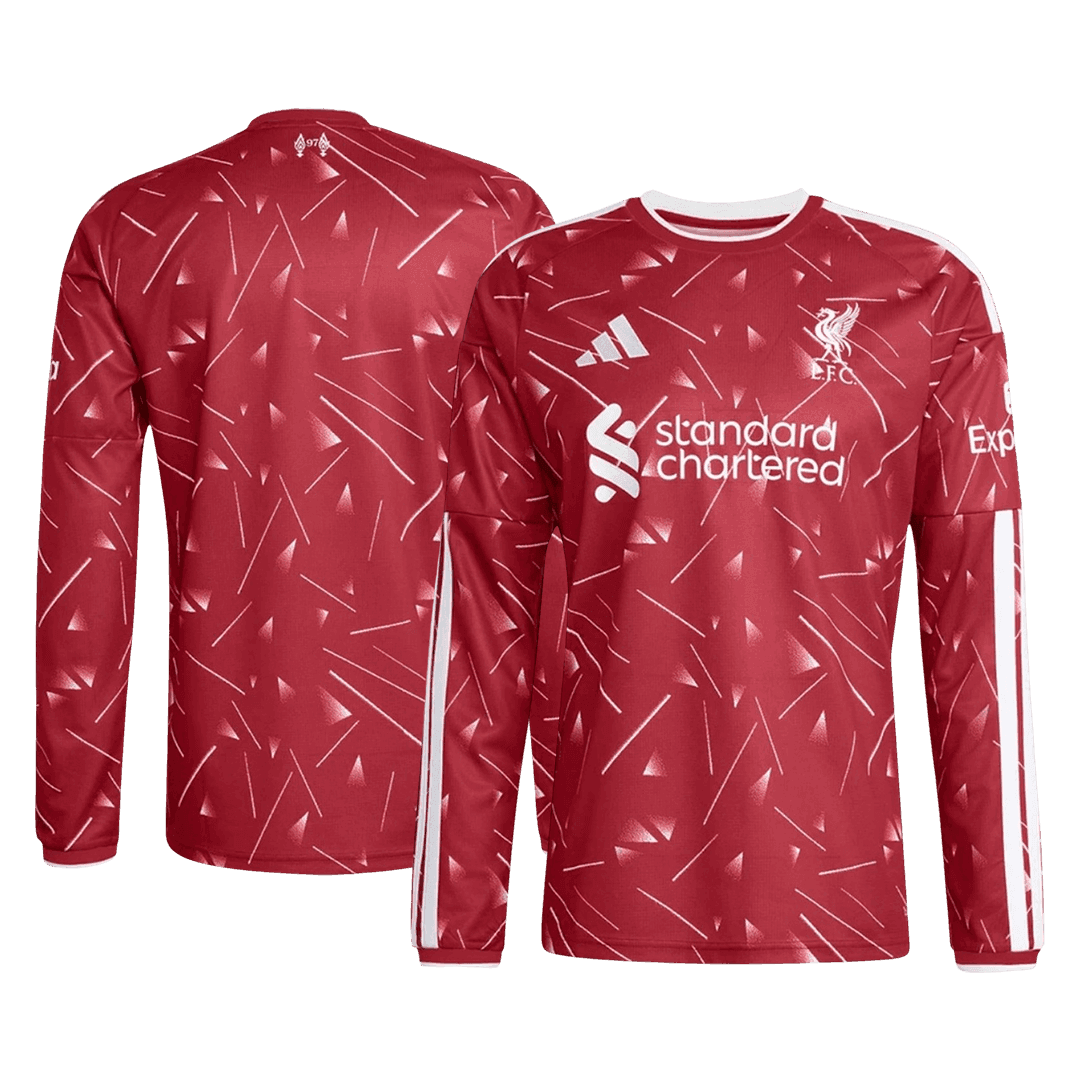 Liverpool Home Long Sleeve Soccer Jersey 2026/27 Red